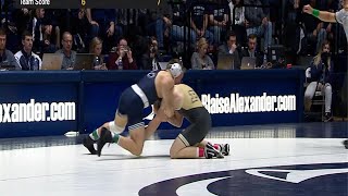 Big Ten Wrestling 149 LBs  Purdues Austin Nash vs Penn States Zain Retherford [upl. by Refannej]