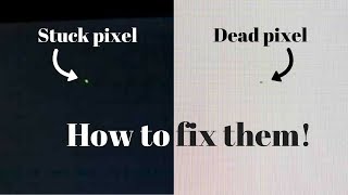 🔆 How to fix stuck or dead pixels on some laptop and desktop displays 🔅 [upl. by Caruso229]