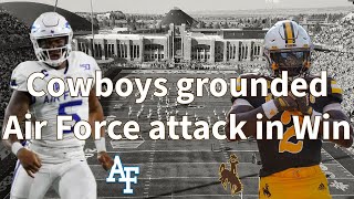 Air Force 13 vs Wyoming 14  Cowboys defeat Falcons 3119  Game Highlights 2024 mountainwest [upl. by Adoree]