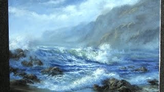 Oil Painting  Windy Seascape  Paint with Kevin Hill [upl. by Afaw672]