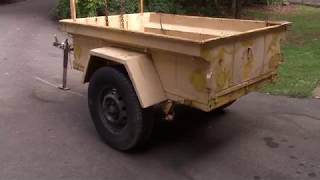 Overlanding Bugout Trailer Build M416 Trailer Part 1 [upl. by Nickola]