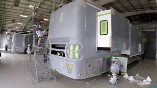 Our visit to the Tiffin RV Paint shop [upl. by Narad]