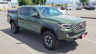 2022 Toyota Tacoma TRD OffRoad in Army Green [upl. by Gnahk]