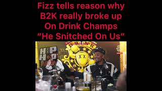 Lil Fizz Tells Real Reason Why B2K Broke Up on Drink Champs [upl. by Araas]