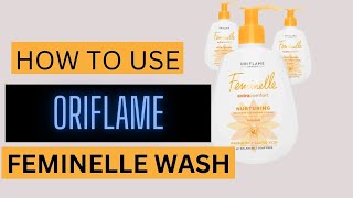 HOW TO USE THE ORIFLAME FEMINELLE WASH [upl. by Hamrah]