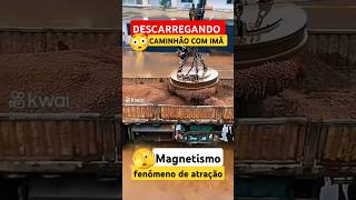 Descarregamento magnético 🧲 jornadanorodotrem jornadanorodotrem caminhão caminhoneiro [upl. by Secnarfyram]