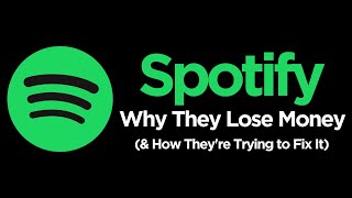 Why Spotify Keeps Losing Money [upl. by Hagep]