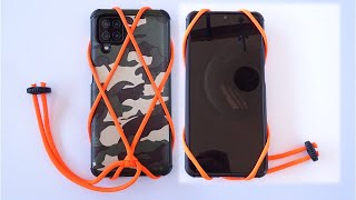 How to Tie Off a Mobile Phone Without Blocking Screen Camera Charging Port  DIY Paracord Lanyard [upl. by Addi83]