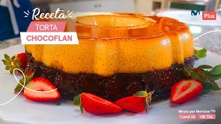 Receta Chocoflan al estilo de Sandra Plevisani  Dulces Secretos [upl. by Ydnac]