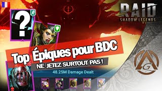 Top Épiques pour Boss de Clan  RAID SHADOW LEGENDS [upl. by Anekahs114]