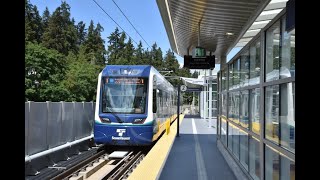 Sound Transit 2 Line Full Ride South Bellevue to Redmond Technology [upl. by Rosol919]