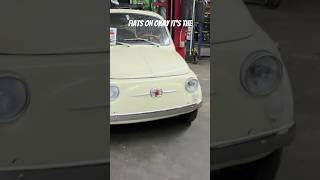 Fiat e500 Gets Electrified ⚡️🔋 fiat500 evconversion shorts [upl. by Carnes]