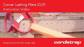 Cordstrap  15 Corner Lashing Plate CLP [upl. by Lennor]