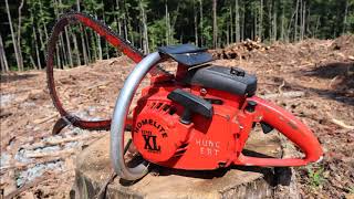 Bow Saw Chainsaw HomeLite Super XL 12 Bowsaw 1978 [upl. by Zebulen]