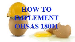 ISO 45001 implementation  OHSAS 18001 Implementation  ISO 45001 trainingosh whshealth and safety [upl. by Raimundo]