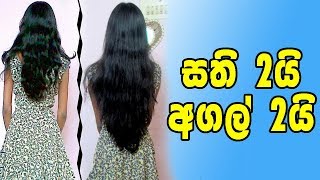 Quick Hair Growth  Sinhala [upl. by Eenerb]