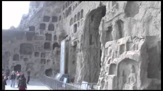 Luoyang 洛阳  Longmen Grottoes 龙门石窟 [upl. by Griselda]