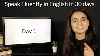 Speak Fluently in English in 30 days  Day 1  Learn With Sam And Ash [upl. by Ahsrats214]