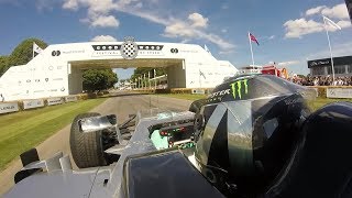 Onboard F1 Action with Nico Rosberg  Goodwood 2017 [upl. by Maynard]