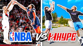 Recreating The NBAs Best Half Court Shots [upl. by Morley]