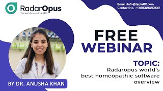 Radar Opus Worlds Best Homeopathic Software Overview [upl. by An949]