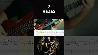 02  7 vezes  O Rappa Contrabaixo Cover  Tablatura  Partitura  Cifra Tab 7x ORappa baixo [upl. by Lupee]