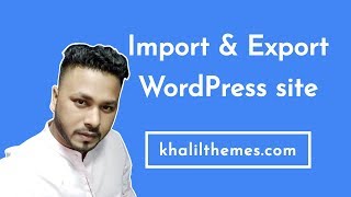 How to import and export WordPress website content [upl. by Aniral759]