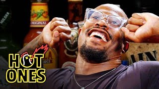 Von Miller Geeks Out Over Spicy Wings  Hot Ones [upl. by Grosberg173]