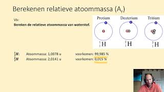 Hoe bereken je de relatieve atoommassa [upl. by Annahsit]