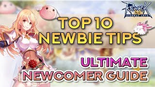 RAGNAROK TOP 10 NEWBIE TIPS  Ragnarok Mobile Eternal Love [upl. by Atnwahs]