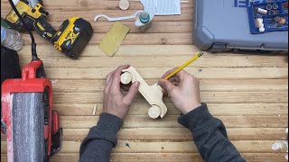 Build a simple DIY wooden toy truck [upl. by Calbert]