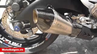 Suzuki GSXS1000 2015 Yoshimura R55 LE exhaust  MotoSaigonvn [upl. by Acsehcnarf]