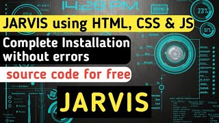 Jarvis using Html css and javascript Download source code for free create your own jarvis [upl. by Fern]