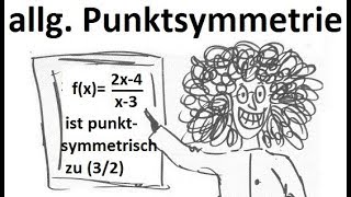 allgemeine Punktsymmetrie nachgewiesen mit mit der Formel fatfat 2b [upl. by Enasus578]