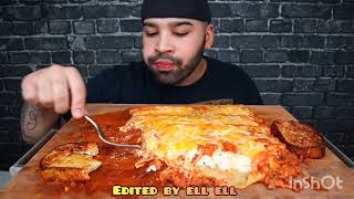 Bites Only Cheesy Lasagna The Asmr Bro [upl. by Estey]