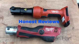 Hilti NPR 19A Press Gun V Milwaukee Force Logic Honest Review [upl. by Orazio941]