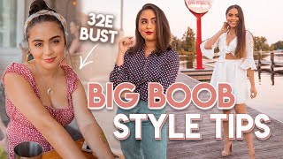 20 TIPS FOR STYLING A BIG BUST  Full Chest Style Guide  Recommendations ♡ [upl. by Grant]