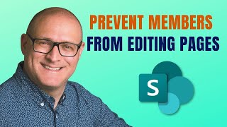 How to prevent team site members from editing the Site Pages in SharePoint Online [upl. by Dane]