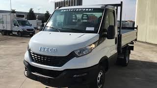 Iveco Daily 35C14 MY19 Ribaltabile Trilaterale Tecnocar  M200065 [upl. by Lacey]