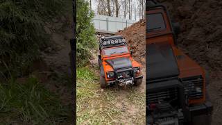 Defender 110🍁 rctrophy trophy offroad rccar rc rcmodel rchobby traxxas axial 4x4 rctruck [upl. by Rehtse]