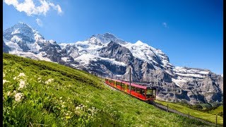 LuzernInterlakenJungfraujoch  Scenic Train Ride HappyRail [upl. by Coppinger]