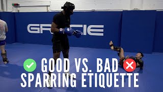 MUST WATCH BEFORE SPARRING Good VS Bad Sparring Etiquette [upl. by Hands]