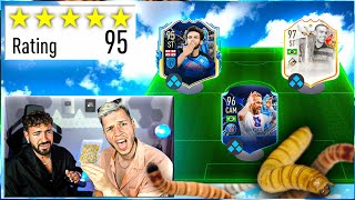 Wer muss MEHLWÜRMER ESSEN vs WAKEZ 🤢🔥 FUT DRAFT CHALLENGE FIFA 23 [upl. by Namlas]