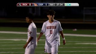 Boys Soccer  Richfield vs Cooper [upl. by Hollander]