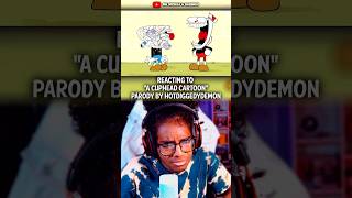 Reacting To A Cuphead Cartoon Parody shorts reaction cuphead funny comedy [upl. by Olen]