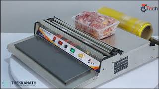 Hand Wrapper  Manual Plastic Stretch Film Tray Wrapper Plastic Sealer Film Sealer [upl. by Arvell]