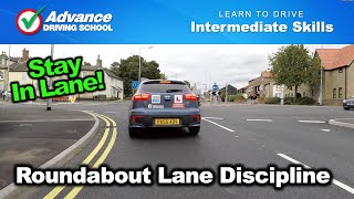 Roundabout Lane Discipline  Learn to drive Intermediate skills [upl. by Way]