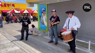 Trump voters take over Wildwood Beach New Jersey during Trump campaign rally [upl. by Attecnoc]