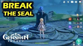 How To Break the Seal in Stormterrors Lair Puzzle  Light Guiding Ceremony  Genshin Impact [upl. by Emily]