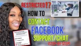 HOW to CONTACT FACEBOOK SUPPORT UPDATED 2023 [upl. by Sharity545]